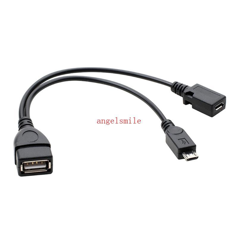 20cm OTG Portátil 480Mbps Transmissão Velocidade Rápida USB Fêmea Divisor Adaptador Para Telefone