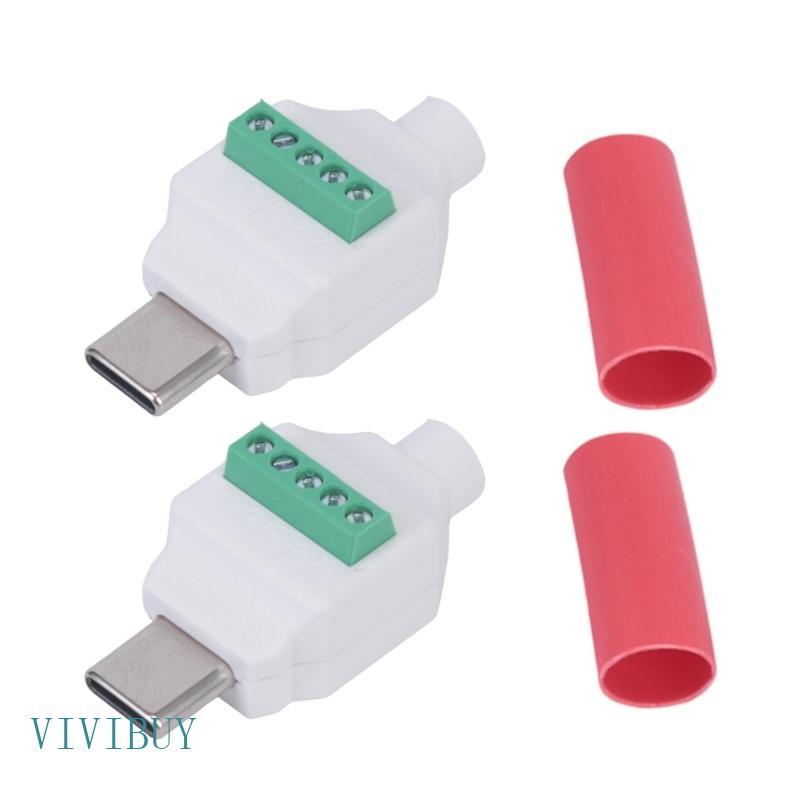 VIVI 2 Unidades PD100W 5 Pinos Tipo C Plugue Chip Emarker Para Carregamento USB 480Mbps 20V 5A