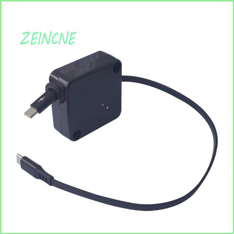 ZEIN Auto Rolling Retrátil Type C Carregamento Para Rápido 100 W 480 Mbps
