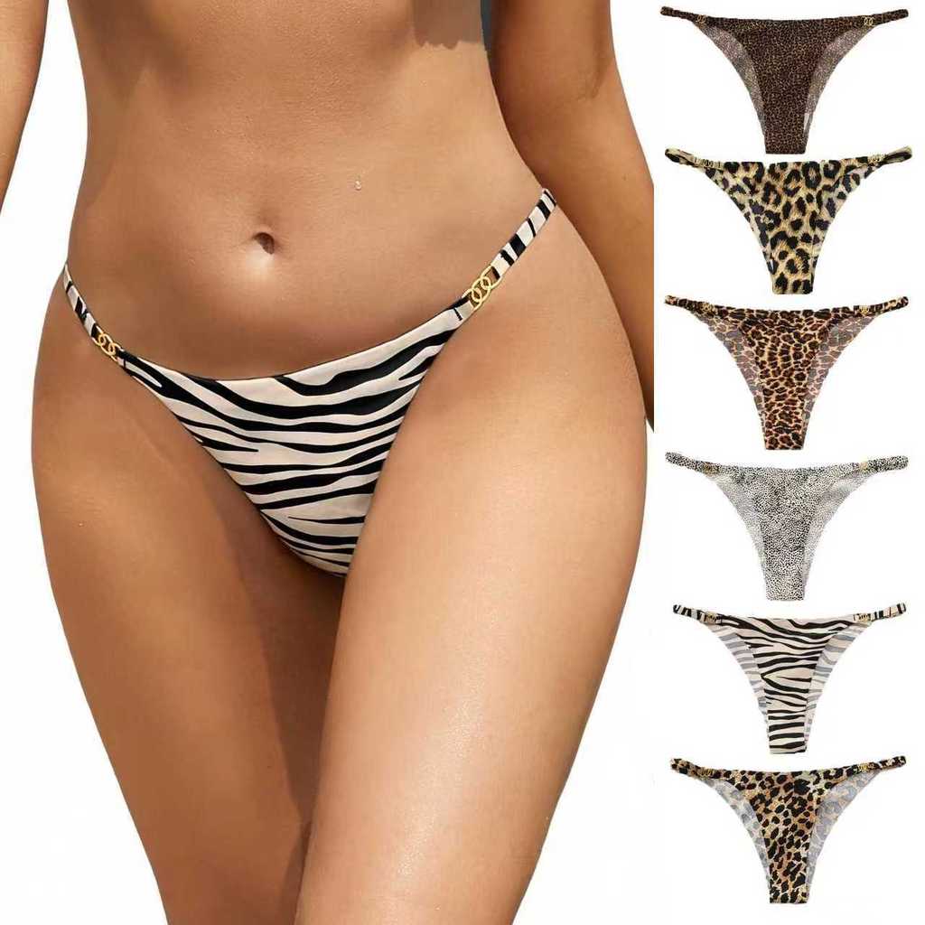 6 Pack Premium Seamless Ice Silk Comfortable Thongs
