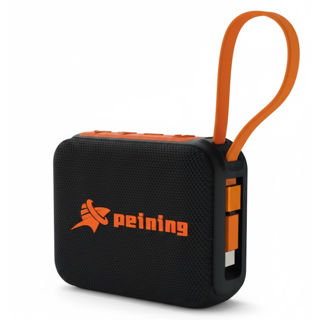 Caixa de Som Portátil com Power Bank Integrado Potente Bluetooth Sem Fio Alta Qualidade Som Estéreo