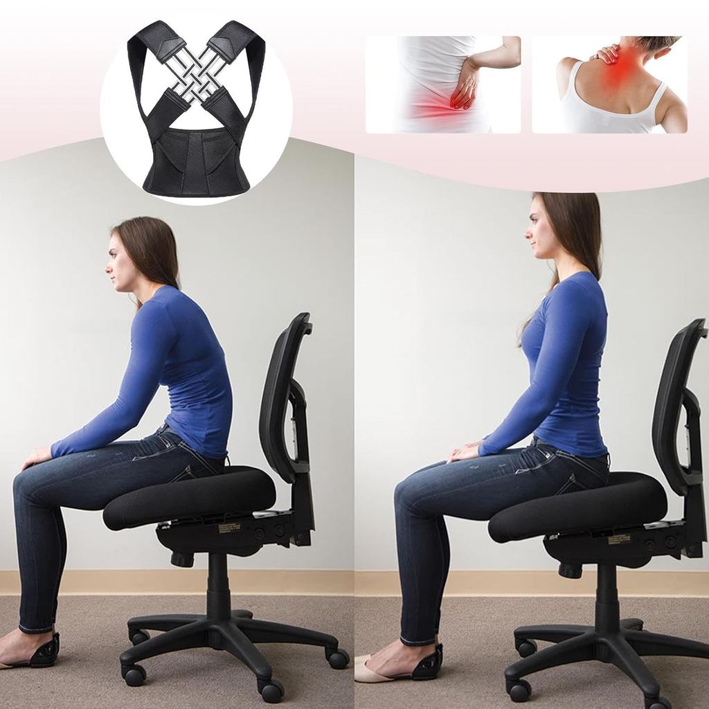 Cinta Ortopédica Correção Lesões Suporte Lombar Coluna Costa Saúde Postural Alívio Dor Conforto