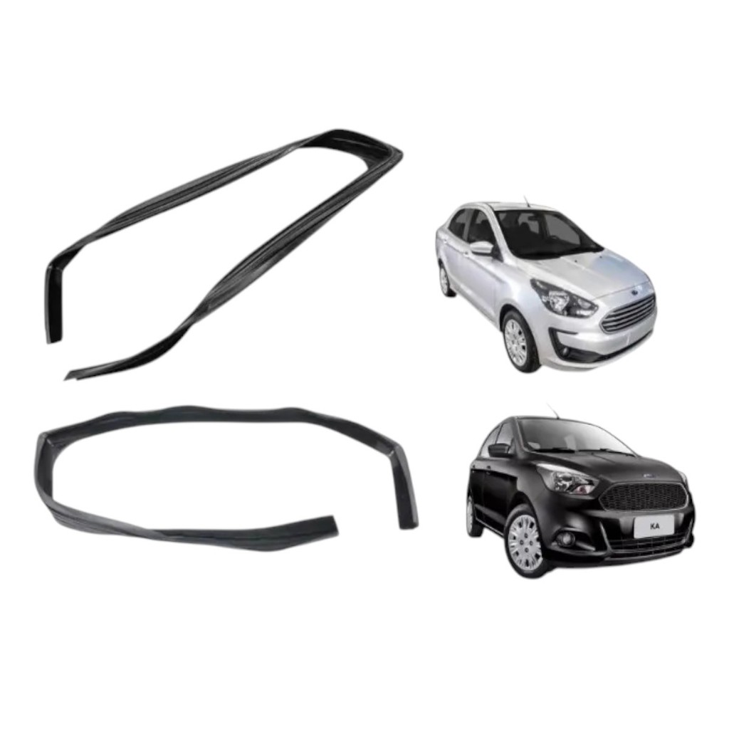 Canaleta Vidro Porta Traseira L D/ L E Ford Ka 15/21 Orig Jg