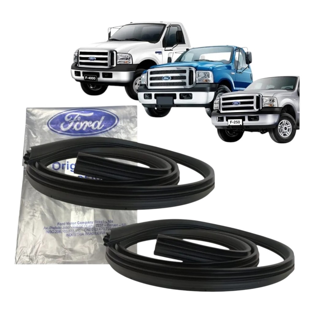 Borracha De Porta Ford F250/350/4000 98/19 ( Par ) Original