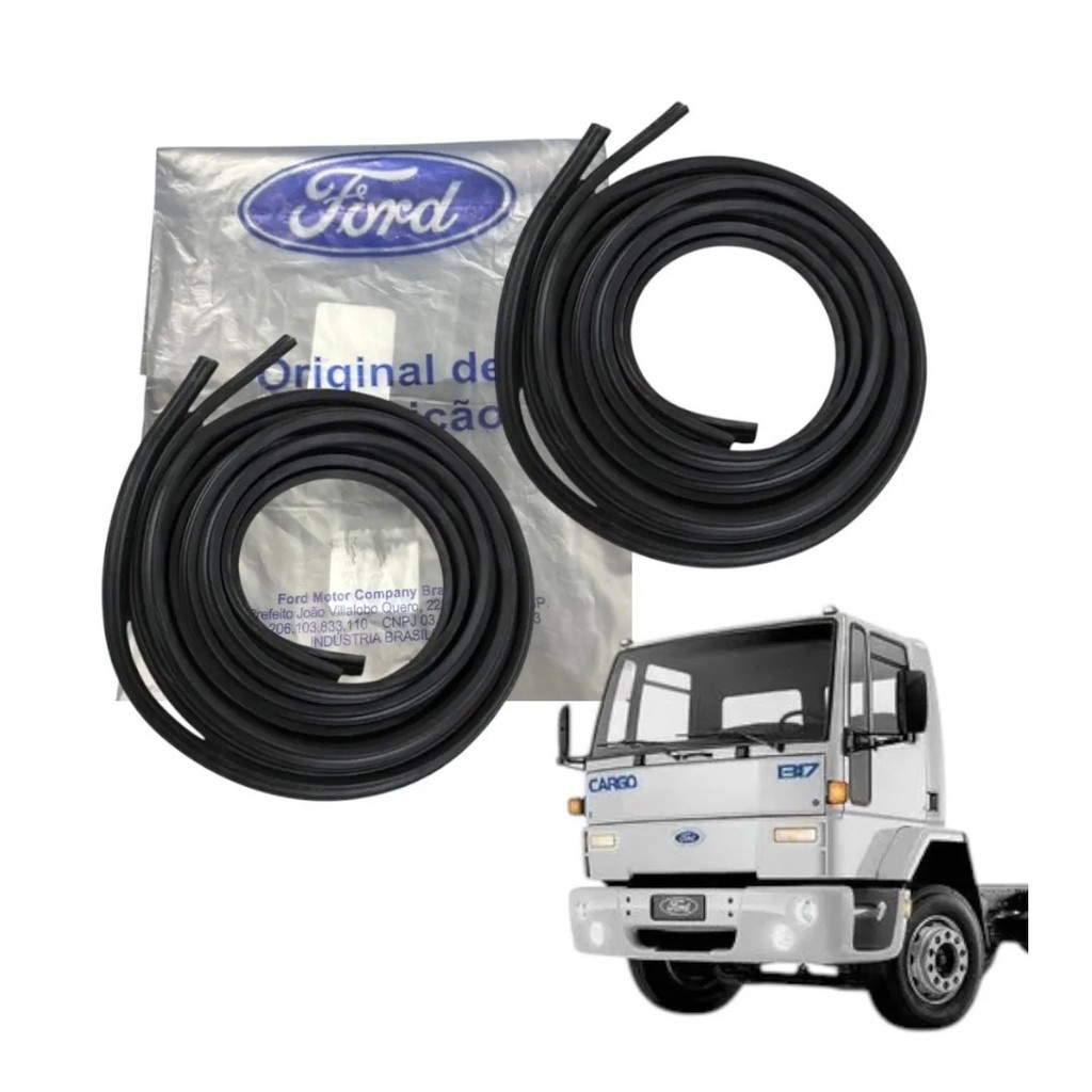 Par Borracha Porta Ford Cargo Medio/ Pesado- 86/19 Original
