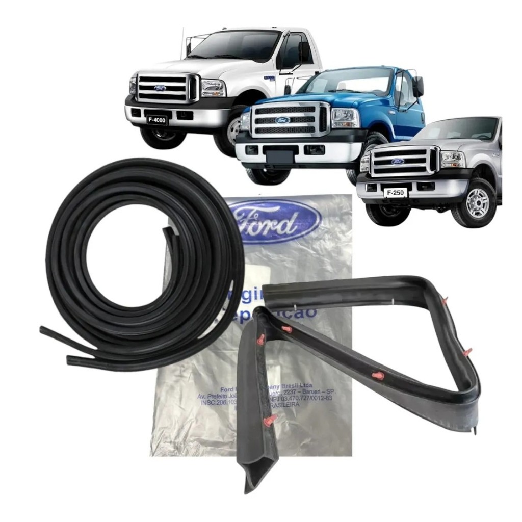 Jogo De Borracha Da Porta Ford F250 F350 F4000 - 98/19 1 Jgo