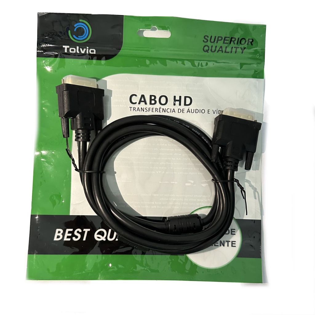 Cabo Dvi-D x Dvi-D 24+1 Dual Link Filtros 1.8M