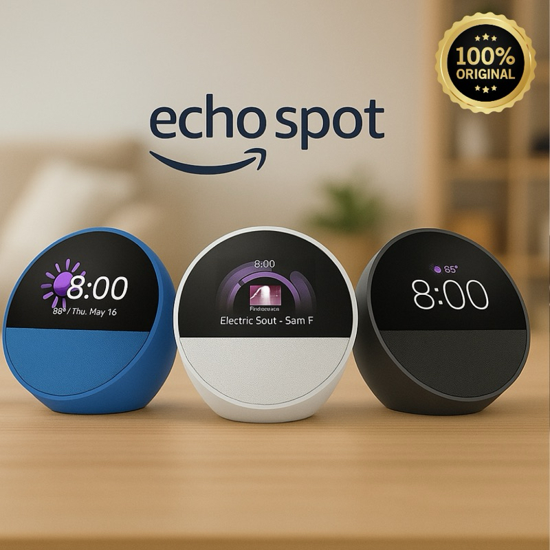 Alexa Echo Spot Amazon Smart Original (Geração Mais Recente)