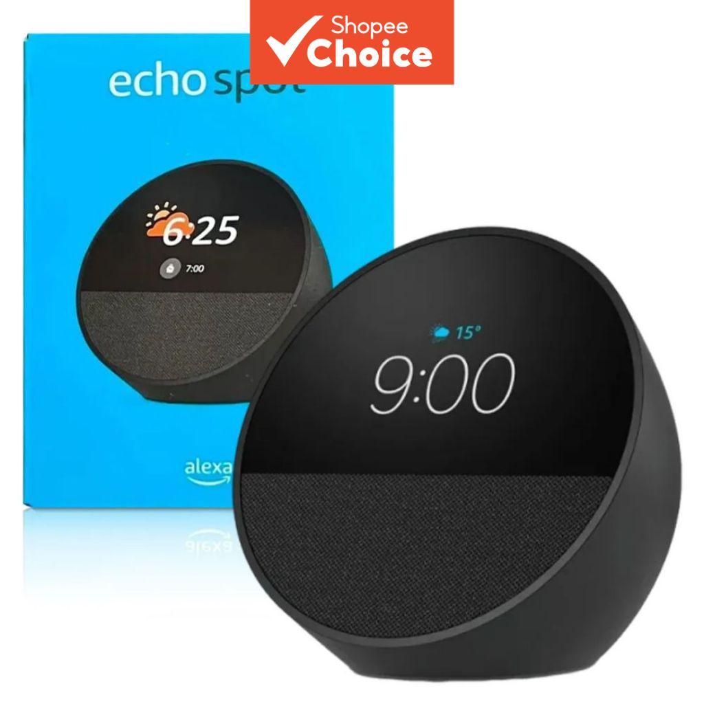 Novo Echo Spot 2025 SmartClock/Autonomia de 3 a 6 horas
