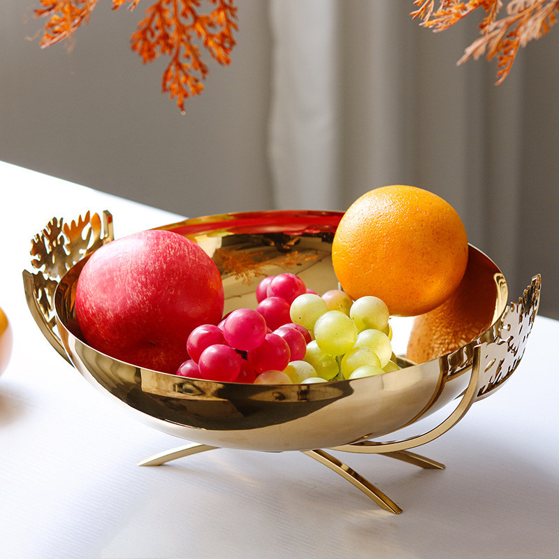 Nordic minimalist luxury fruit tray decoration for model rooms, showrooms, living rooms, coffee tables, storage trays, a