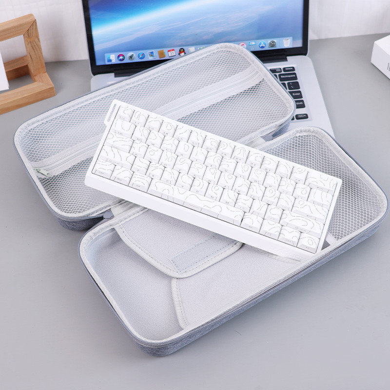 Caixa de armazenamento de teclado portátil Hard Shell adequada para wooting / Little Bee / Mega Lion Armazenamento de te