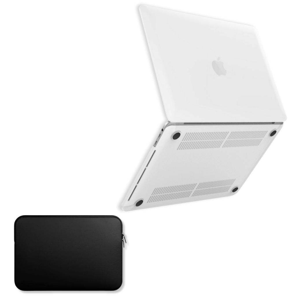 Kit Capa Hard Case + Bag Neoprene Para MacBook Pro 13 Touch Bar M1 M2 - Ano 2016 / 2023
