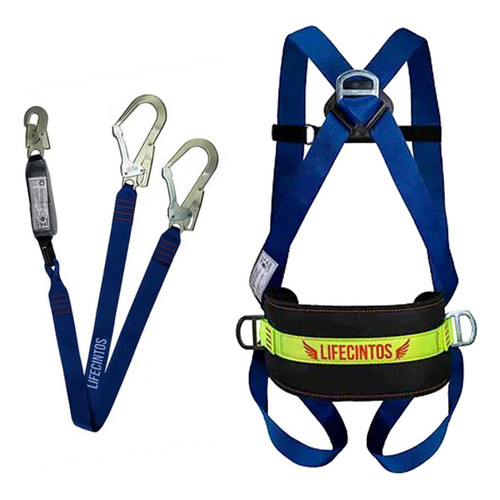 Cinto 3 Pontos C/ Talabarte Em Y Abs Life Acolchoado Altura