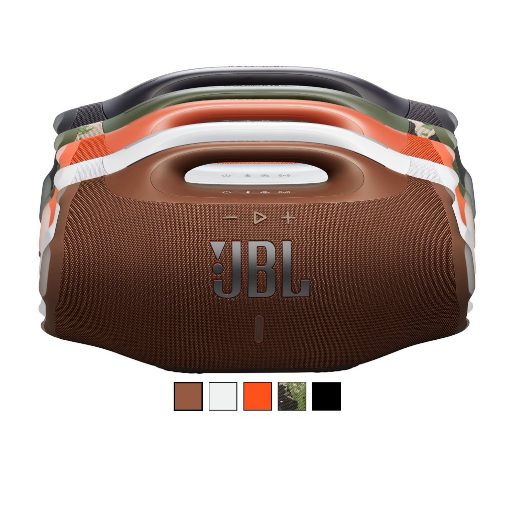 Caixa de Som JBL Boombox 4 Squad a Prova D'agua e 34h de Reprodução BT com NF