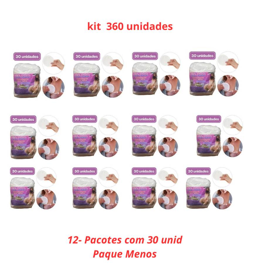 ABSORVENTE PARA SEIOS 360 UNIDADES ( ATACADO ) HIGPRO