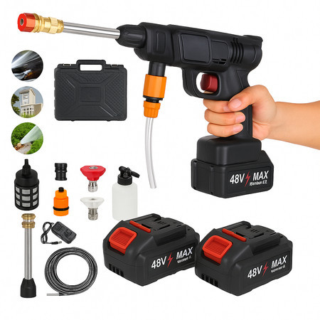 Portable Rechargeable High Pressure Washer for Cars and Gardens Premium Line Professional Car Wash Gun