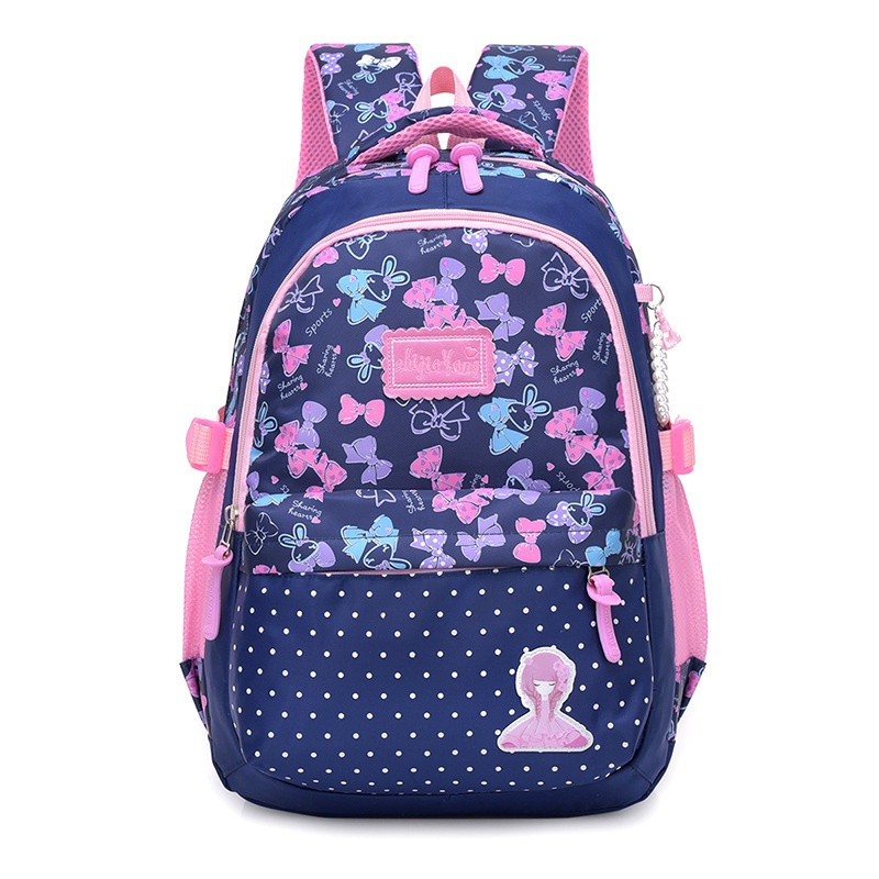 Mochila Escolar Primária Para Meninas , Redutora De Carga , Versão Coreana Fofa De Princesa , 1-6a Série , Bolsa Feminin