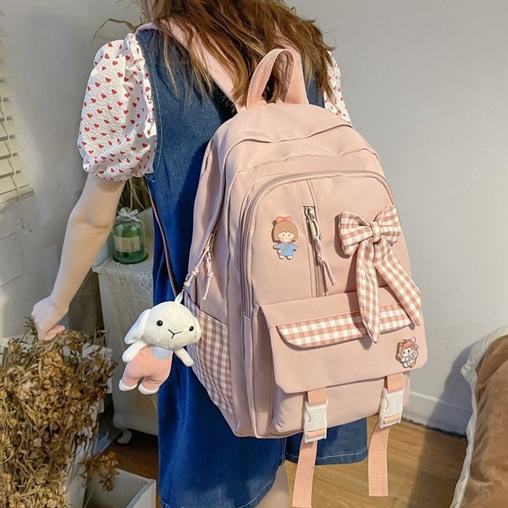 Nova mochila fofa de grande capacidade para alunos do ensino fundamental (da terceira à sexta série), alunos do ensino f