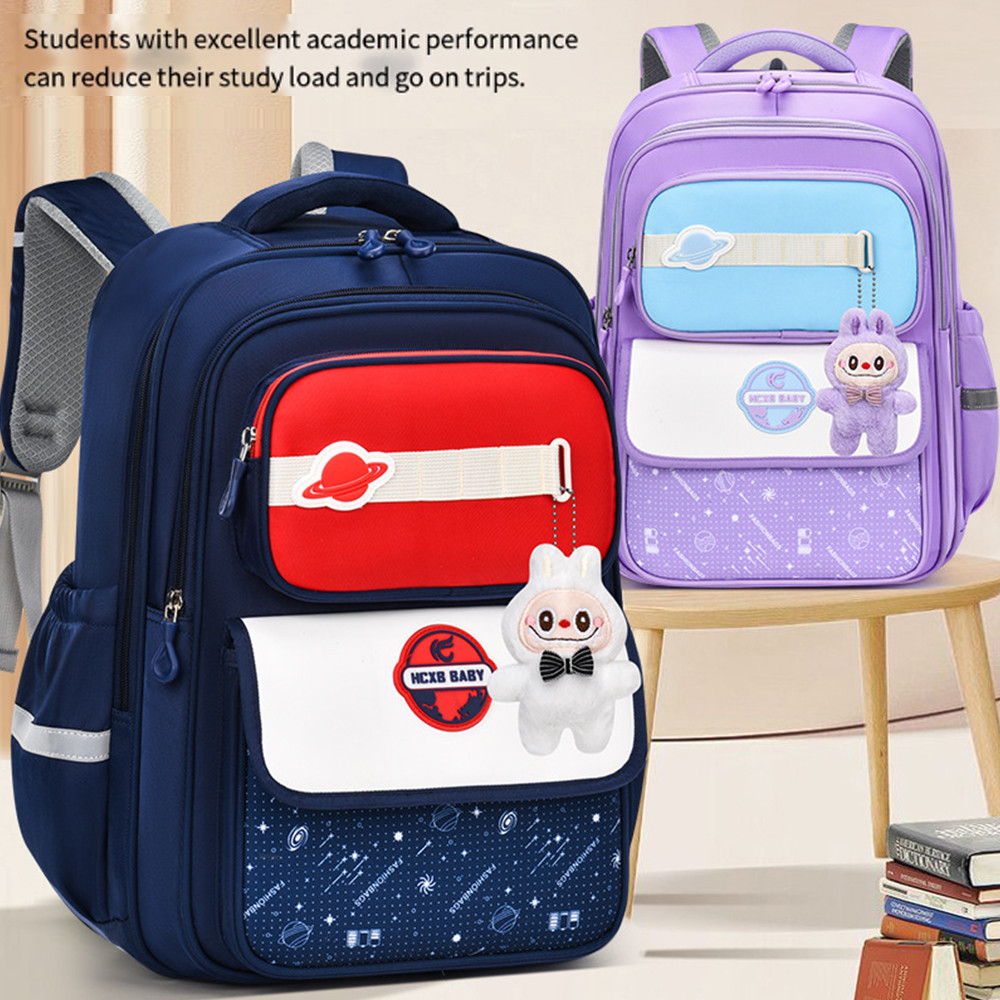 Nova Mochila Escolar Primária Estilo Coreano Para Meninos E Meninas , 1 A 3 Anos 6a Série Infantil De Grande Capacidade
