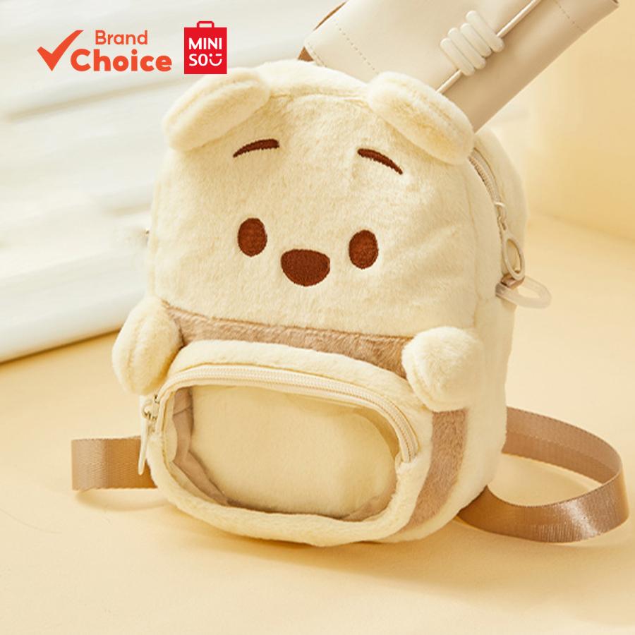 MINISO  Série Disney Winnie the Pooh - Mochila grande, resistente e casual 38,5 cm × 32 cm