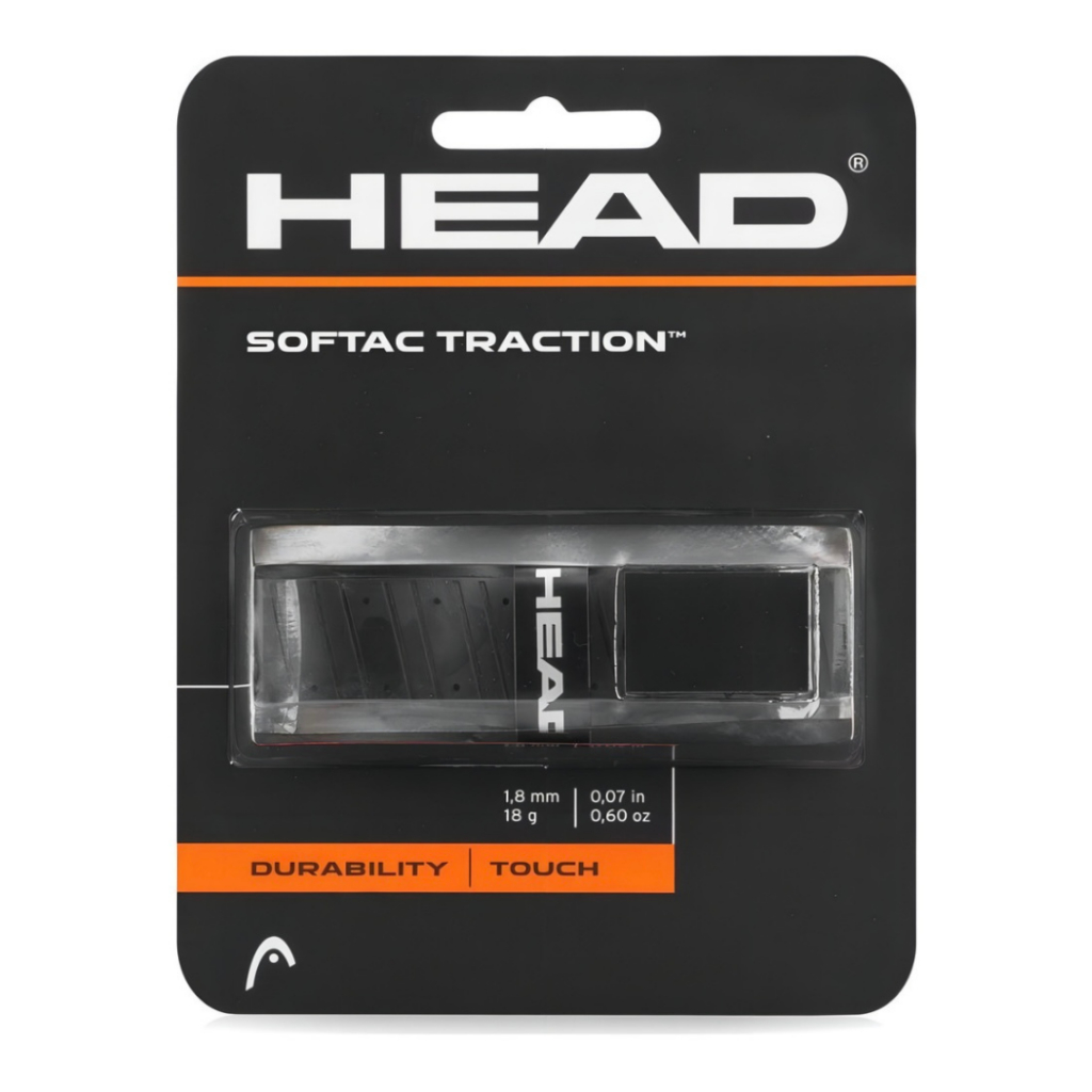 Cushion Grip Head Dual Absorbing Touch Tackiness Para Raquetes de Tênis, Squash, Padél - Unidade
