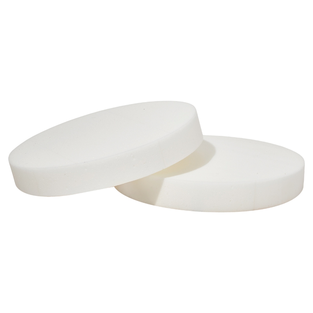 KIT 4 Pecas Espuma Redonda 40cm Diâmetro x 3cm Espessura d33 Banqueta Assento Redondo Cadeira