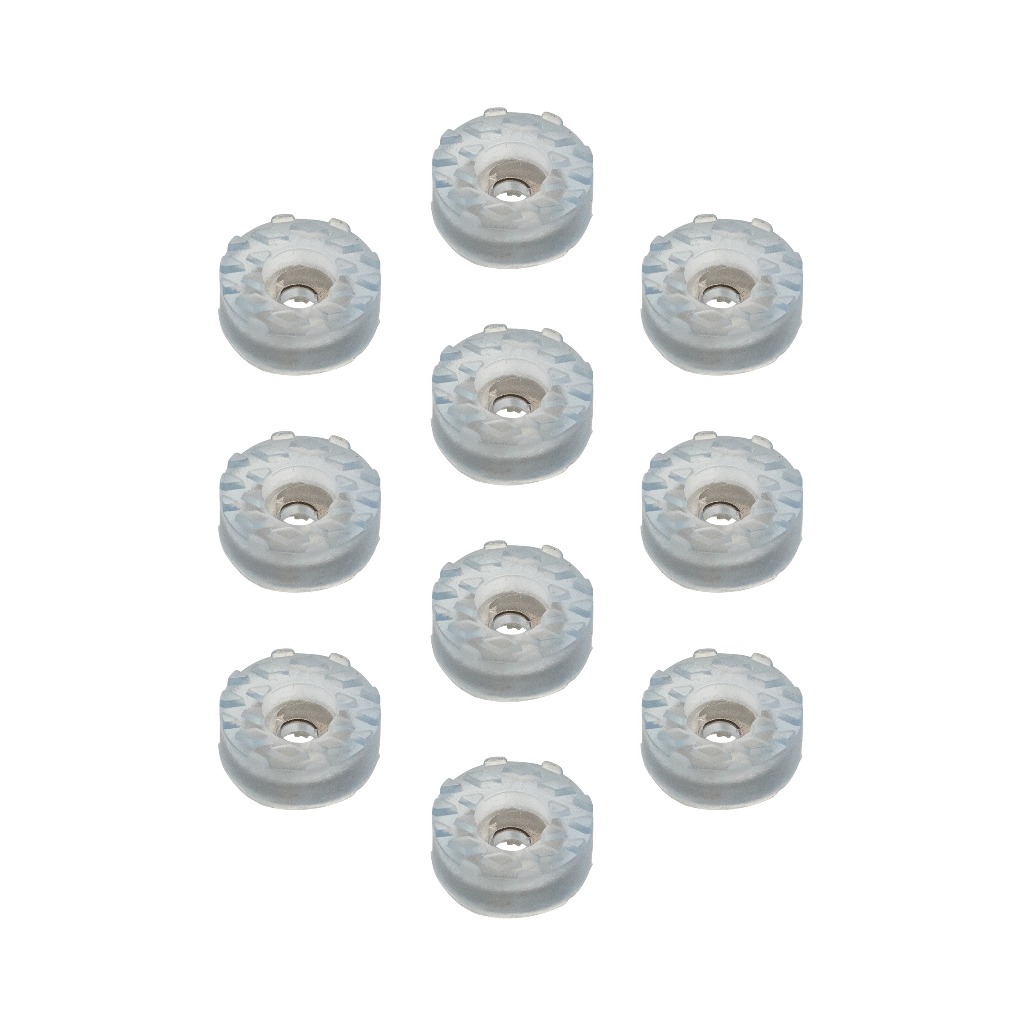 Kit 16 Ponteiras Sapata  Transparente Silicone 18mm Escada