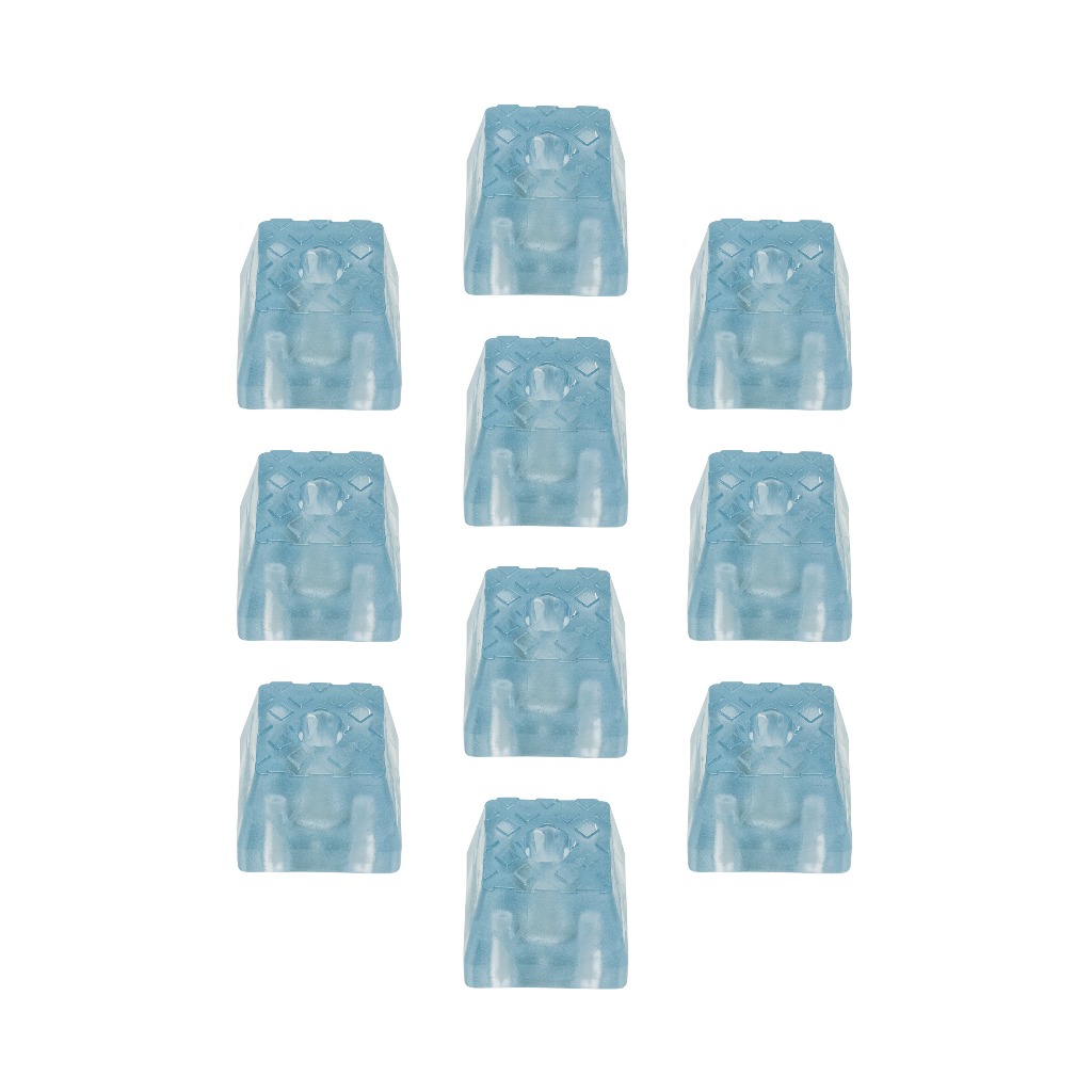 24 Pçs Ponteiras Sapatas Quadrada Transparente Movel 38x38mm