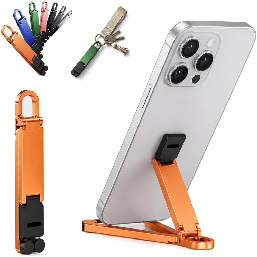 Mini Suporte De Telefone Chaveiro Dobrável Portátil Desktop EDC Bolso De Viagem Para Uso Doméstico No Escritório