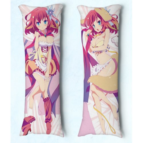 Travesseiro de Abraçar Body Pillow Dakimakura Tam 90X30 Anime No game no Life Stephanie