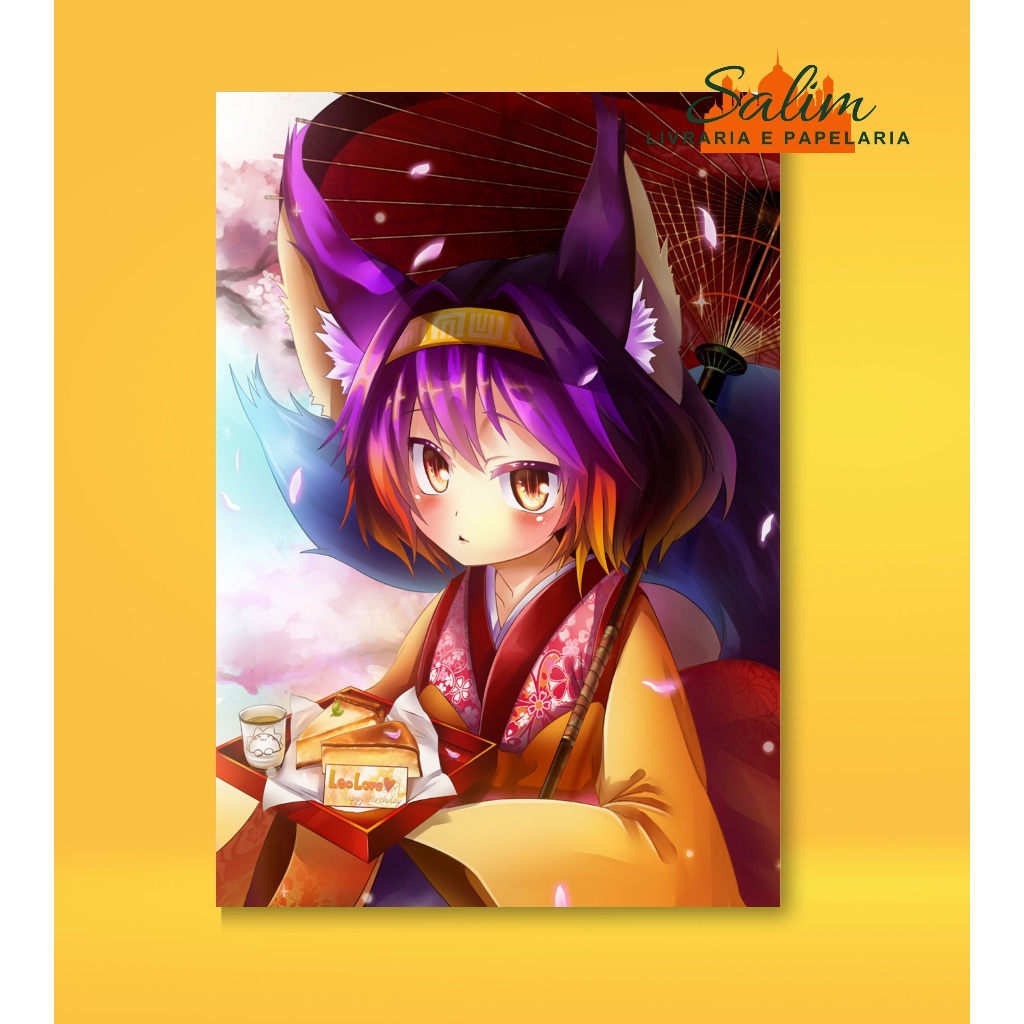 Placa Decorativa - Anime No Game No Life - Várias Opções - MDF