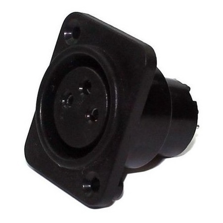 Kit 10 Peças Plug Xlr Canon Fêmea Terminal Solda Placa