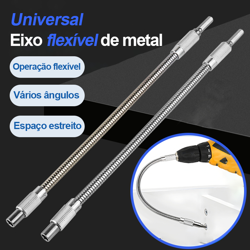 Flexible Drill Extension – Magnetic Hex Shaft for Electric Screwdriver and Drill Connection 1 Unit