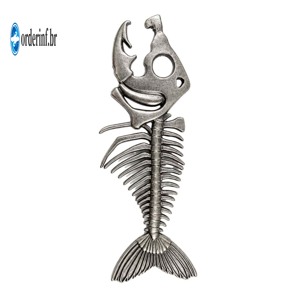 Heavy Duty Beer Bottle Opener Vintage Zinc Alloy Tool Fish Bone – Cap Remover Durable Kitchen Gadget for Home Bar for