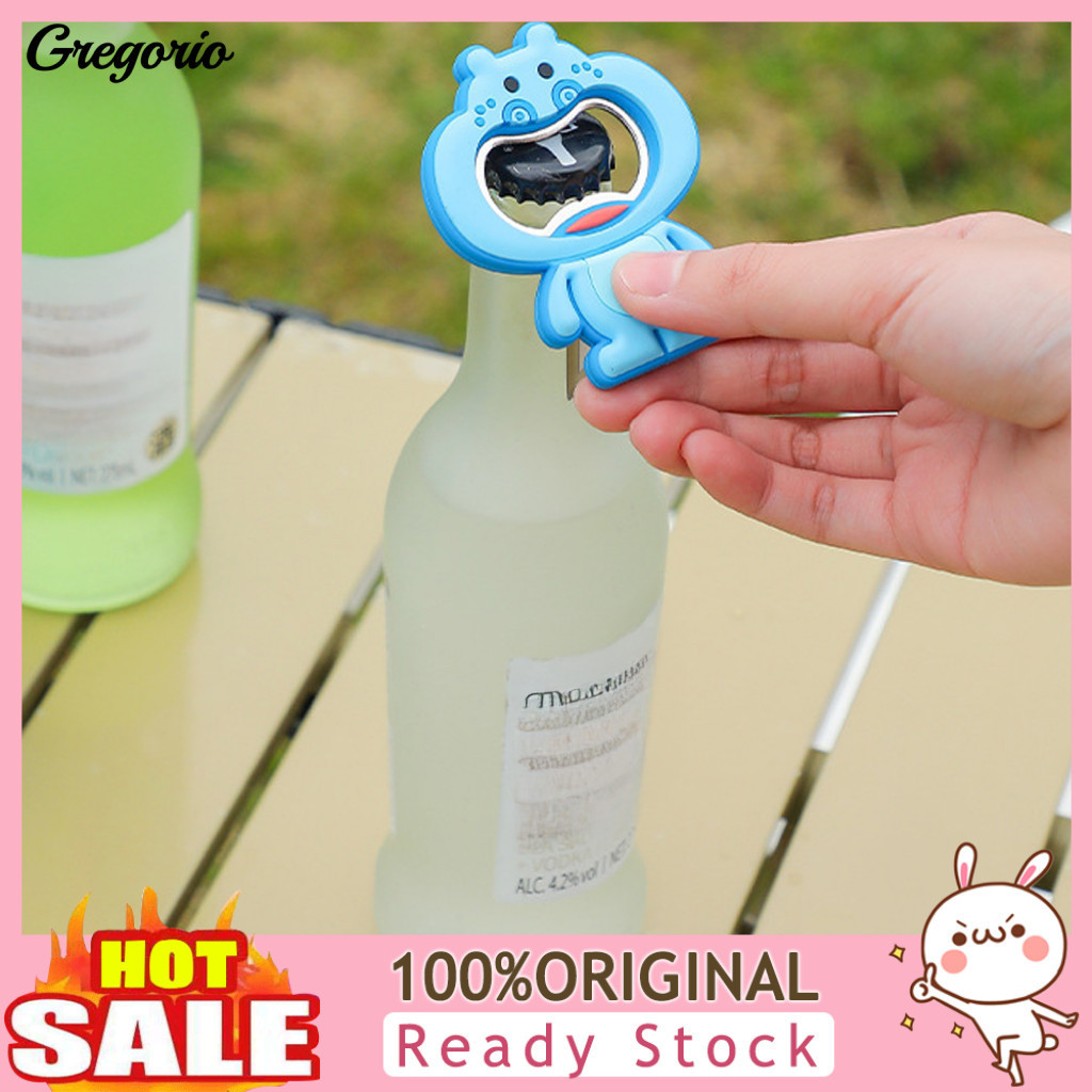 Stainless Steel Bottle Opener Magnetic Set – Pig Monkey Rabbit Beer Cap Remover with Fridge Magnet Unique Bar Tool Hom