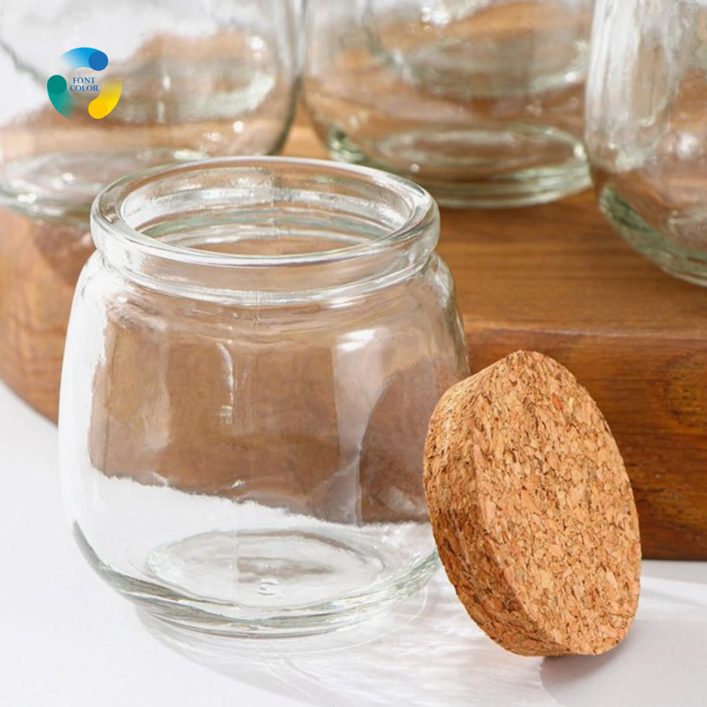 Tapered Lid Natural Wood Cork Wine Stopper – Leakproof Beer Bottle Cap Wooden for Glass Bottles Mason Jars Kitchen Sup