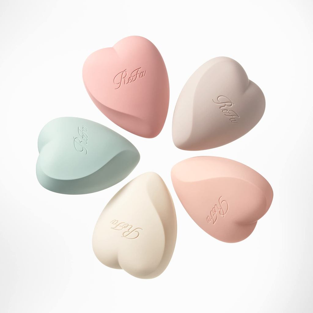 ReFa Heart Brush for Scalp | 5 Colors Silicone Head Massager Shampoo Care 3D Fit Core Finger Grip with Stand from Japan