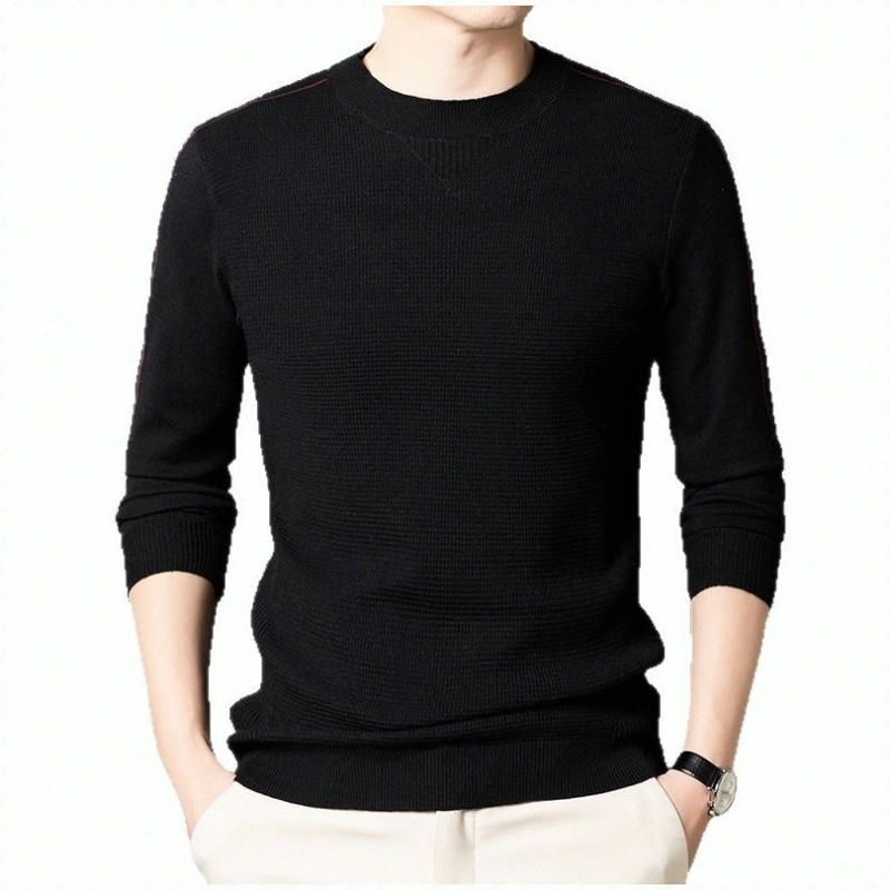 Sweater Good Elasticity Suitable for Young Men Cardigan Soft and Comfortable Hand Feeling