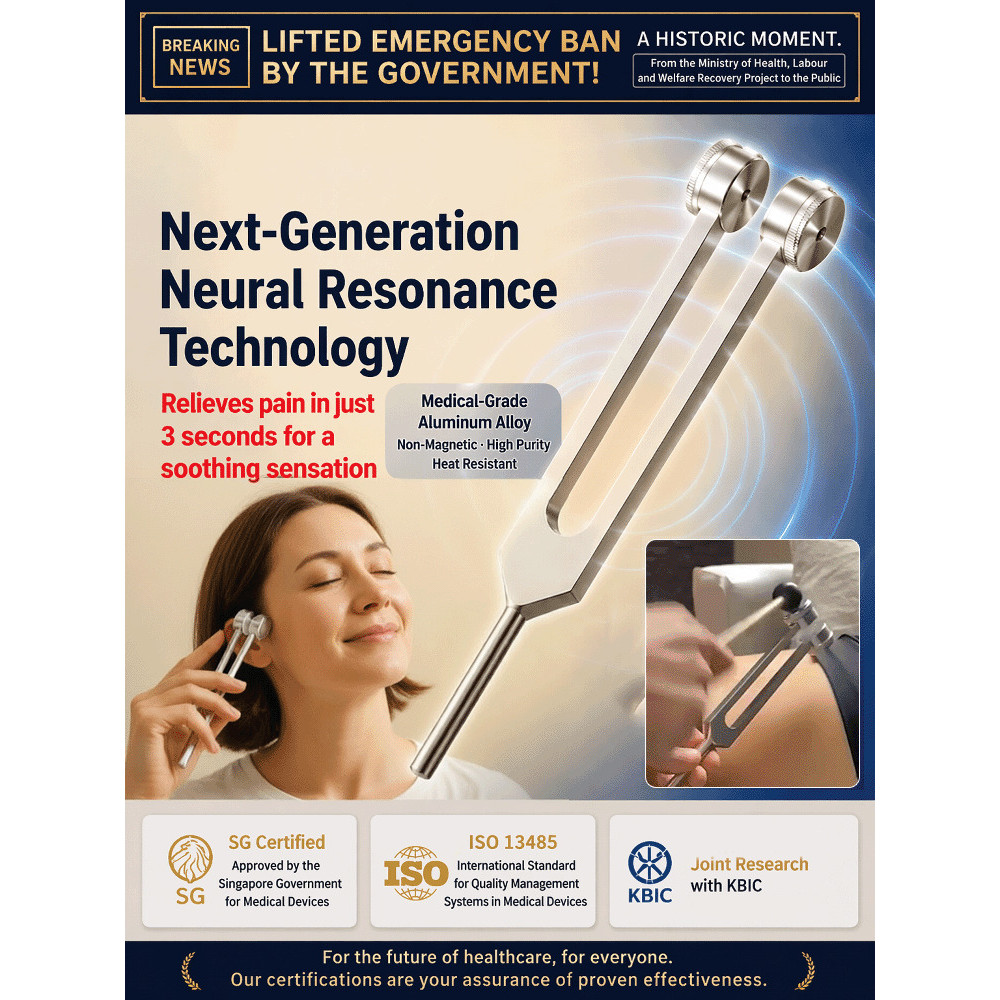 【Terapia Nervo】High-quality Kobe medical nerve therapy tuning fork/Diapasão Médico/Alta Precisão