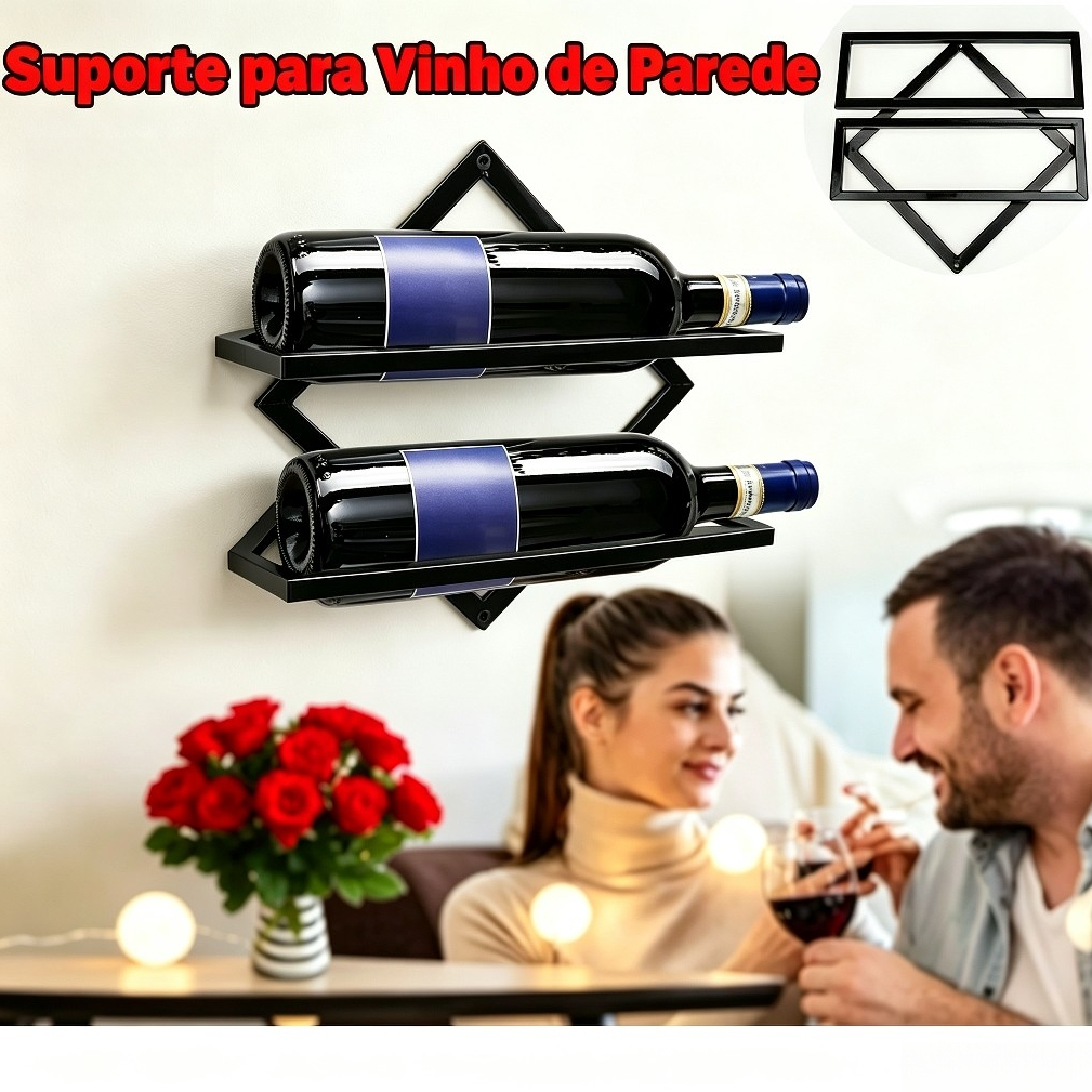 1Pcs/set Foldable Wall-Mounted Wine Rack