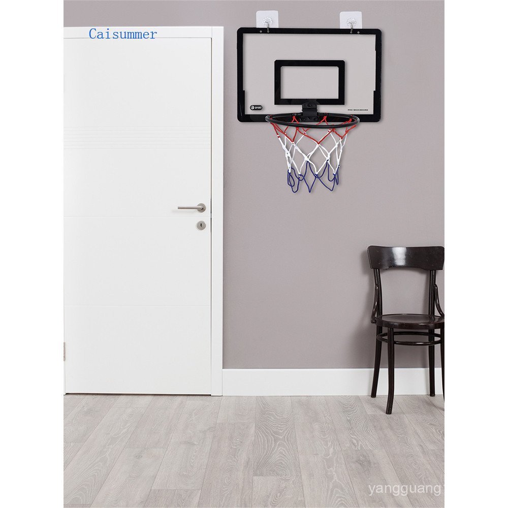 Over-the-Door Basketball Hoop - Indoor Mini with Flexible Foldable Wall Mount, 1 Ball