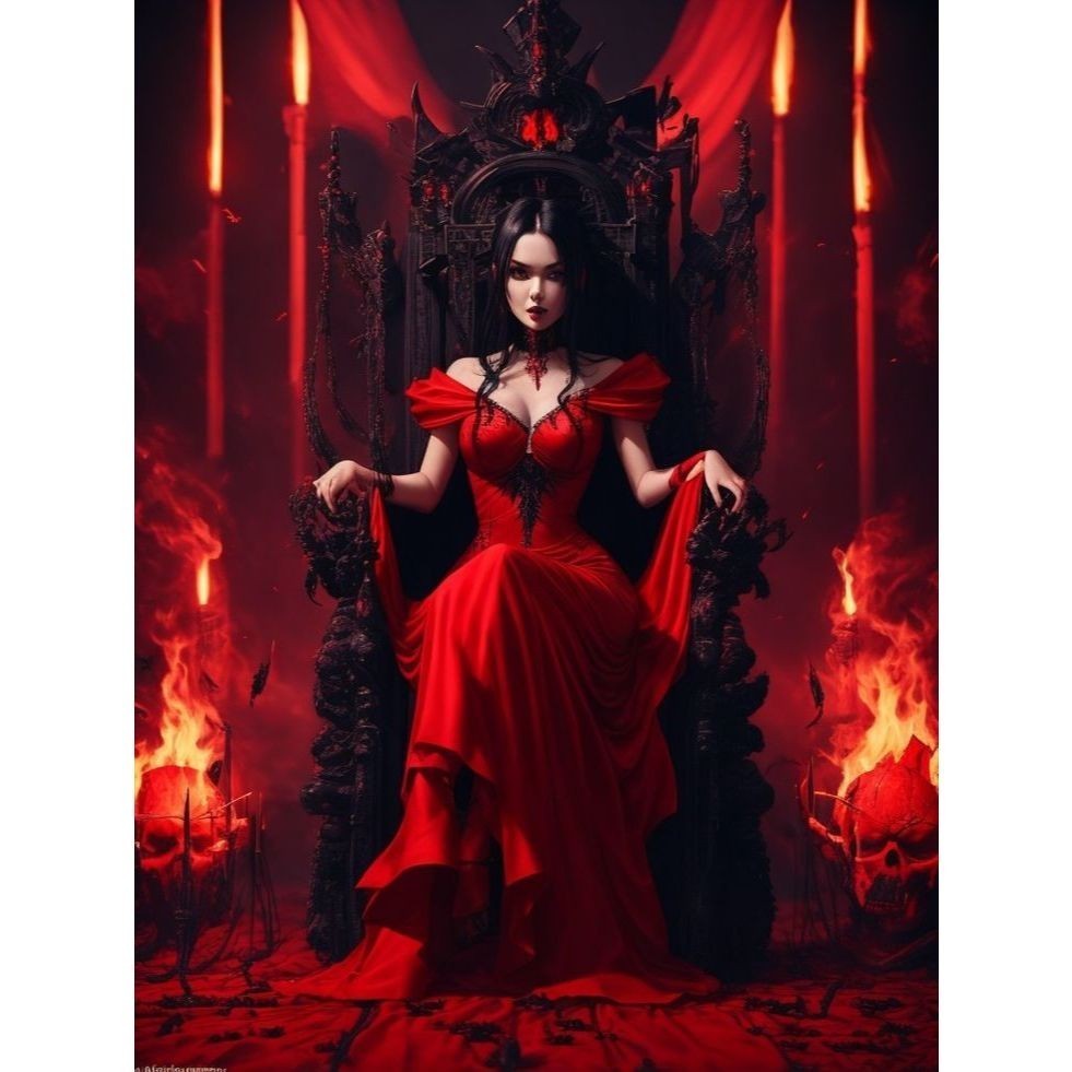 Quadro Pombagira Rainha do Cabaré - Decoração Única com História | Placa Decorativa MDF MDF Pomba gira,pombogira, Enti