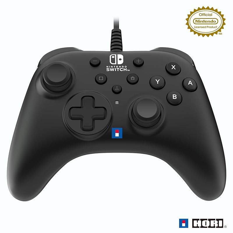 HORIPAD TURBO Wired Game Controller with Turbo & Turbo Hold (Rapid-Fire) for Nintendo Switch / Switch 2 / PC – Multiple
