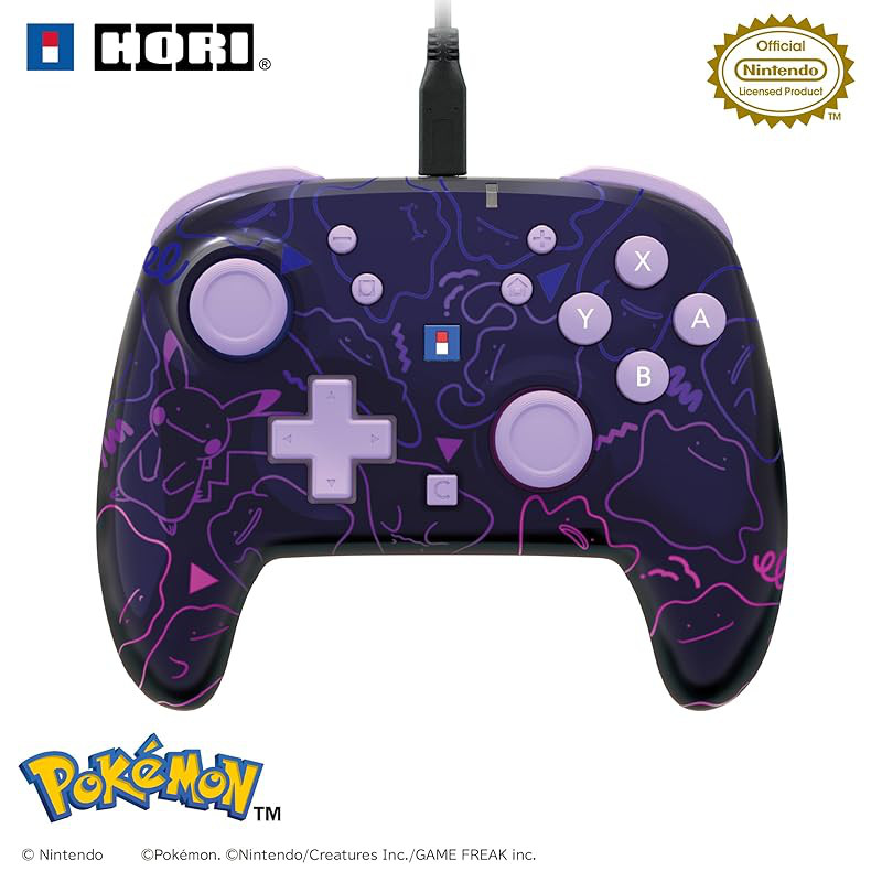 Official Nintendo Licensed Product: Wired HORIPAD TURBO for Nintendo Switch™ 2 METAMON — Wired Controller with Auto-Fire