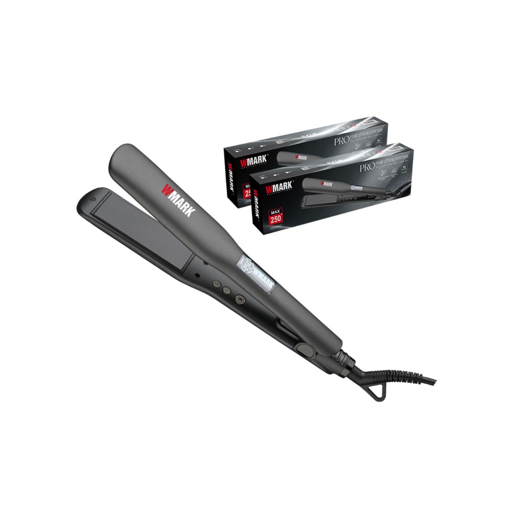 Prancha De Cabelo Placa Titanio Chapinha Lcd Wmark C20 Hs047