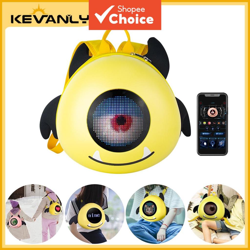 Mochila Kevanly Devil Eye Hard Shell Oxford À Prova D'água Para Crianças Pequenas Viagens Pais E Filhos