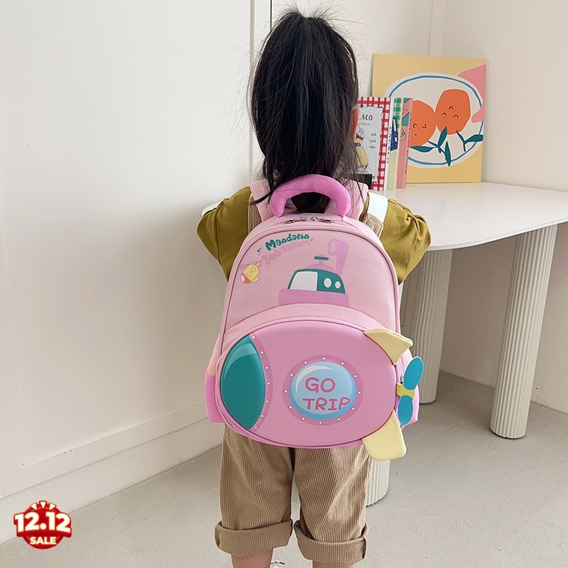 Mochila 3D Hard Shell Cartoon Para Meninos E Meninas Do Jardim De Infância De 3 A 6 Anos