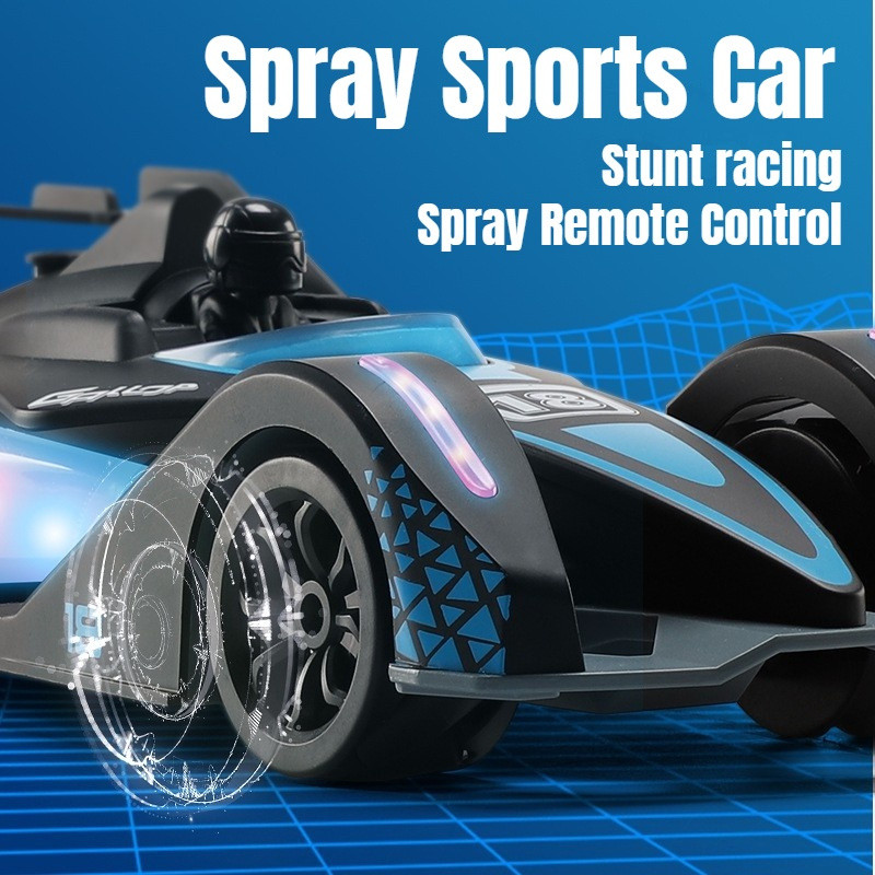 Spray Drift F1 Racing Music Lighting 2.4G Controle Remoto Sem Fio Carro De Brinquedo Infantil
