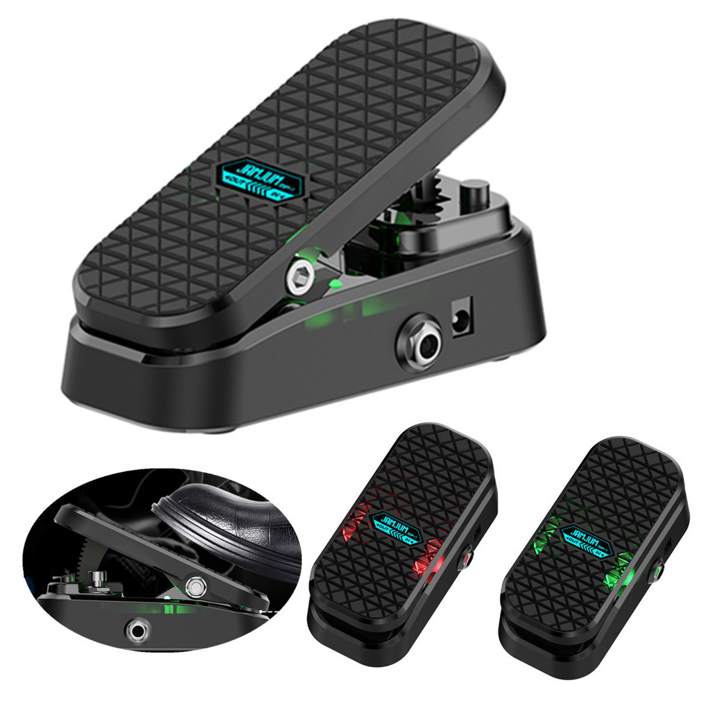 Pedal De Volume Ativo E Wah Mini Efeito De Guitarra Elétrica Combinado 2 Em 1 Com Controle