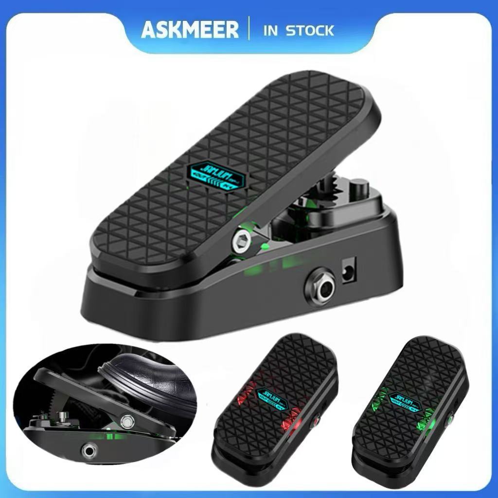 Pedal De Volume Wah 2 Em 1 Efeito De Guitarra Ativa Com Controle/Mini Portátil Para Elétrica